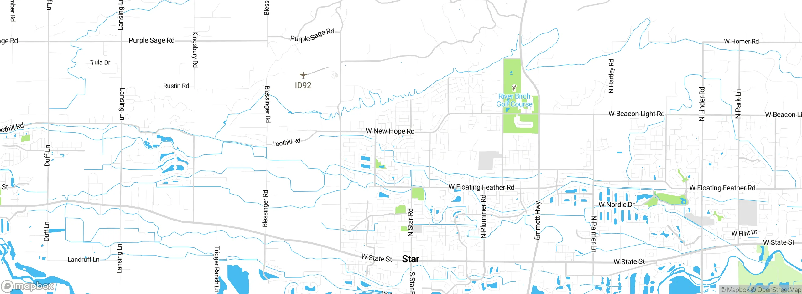 Map showing approximate location