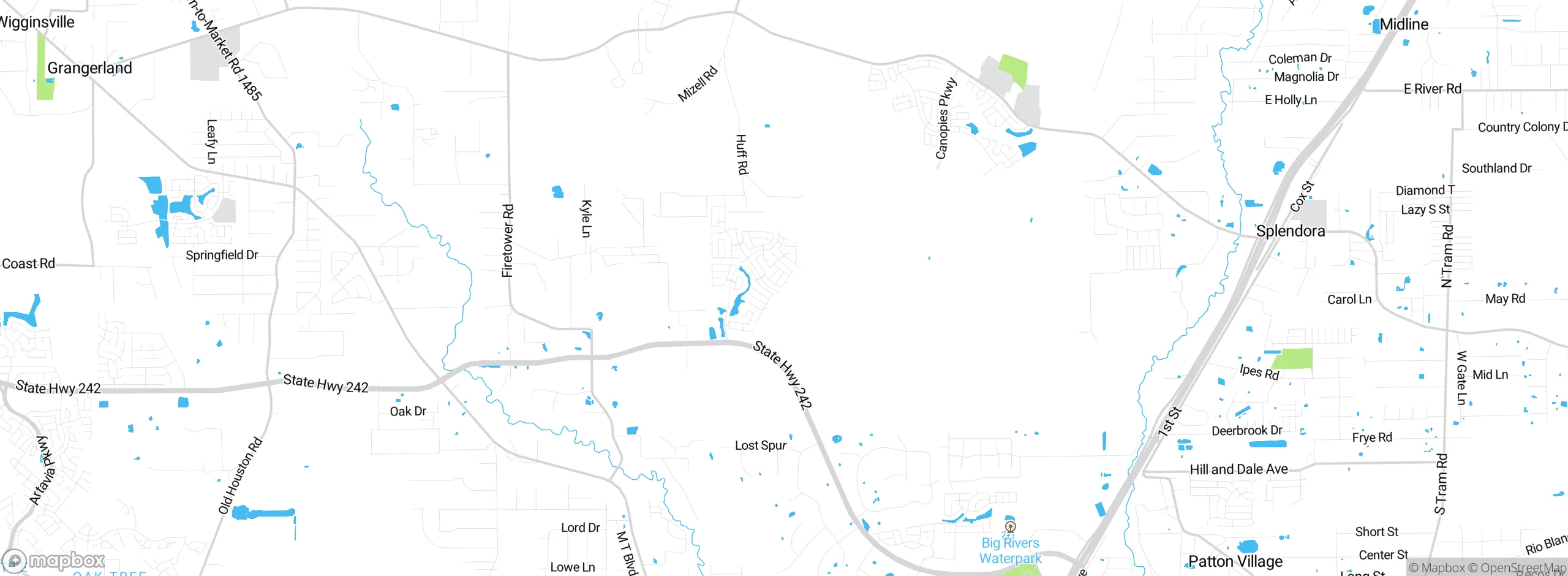 Map showing approximate location