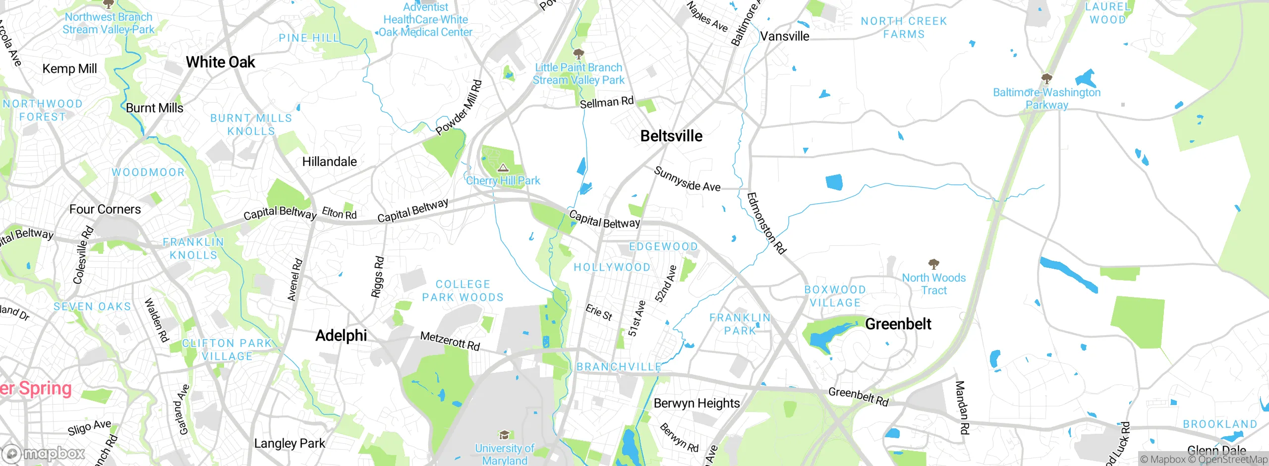 Map showing approximate location