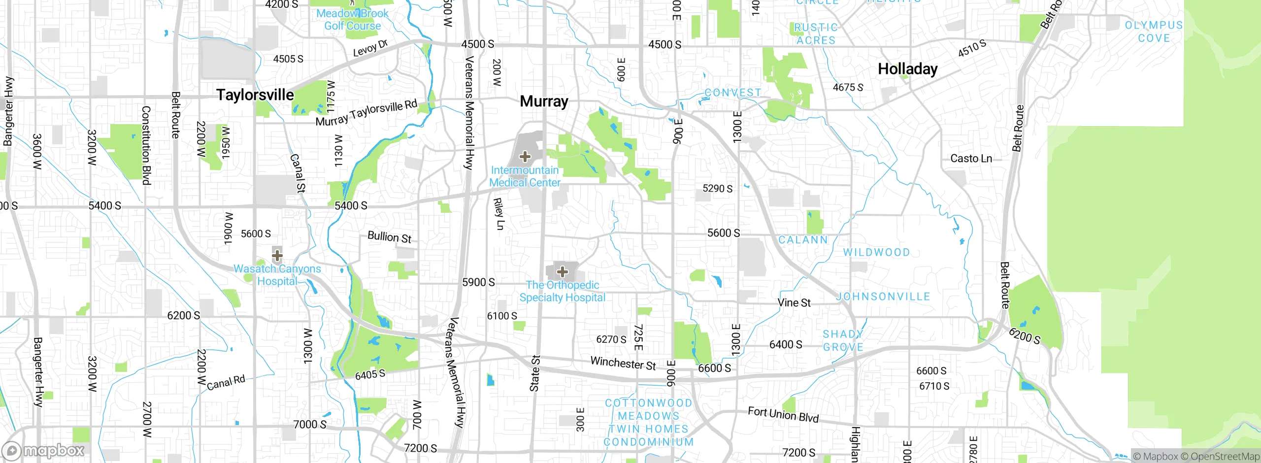 Map showing approximate location