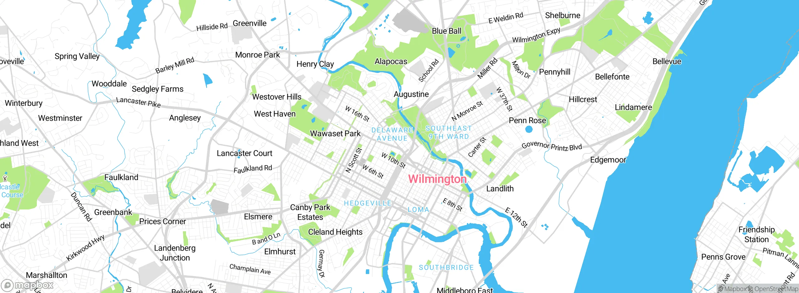 Map showing approximate location