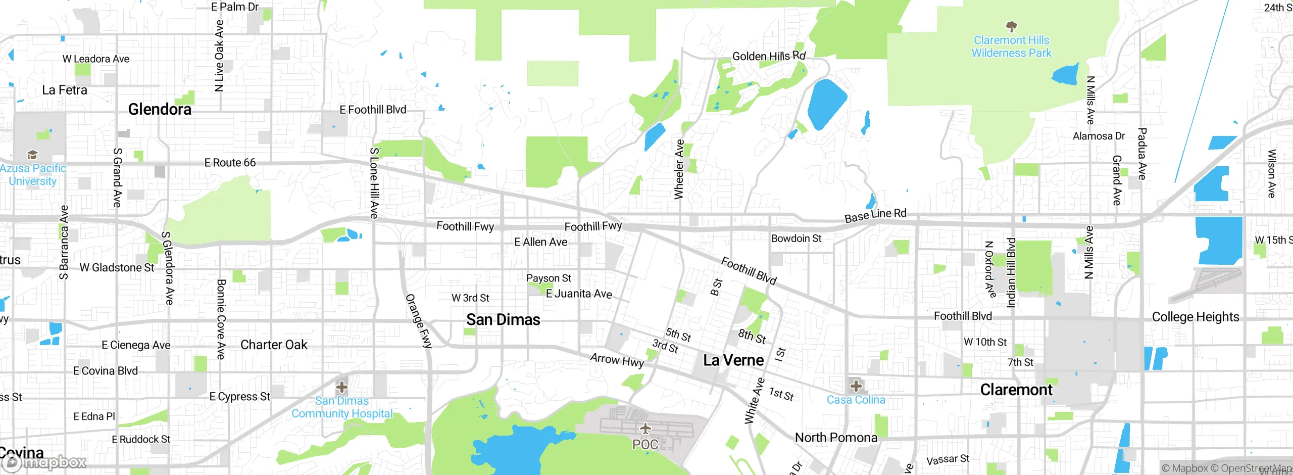 Map showing approximate location