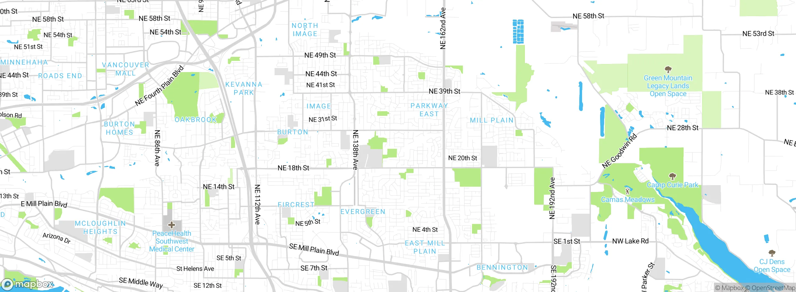 Map showing approximate location