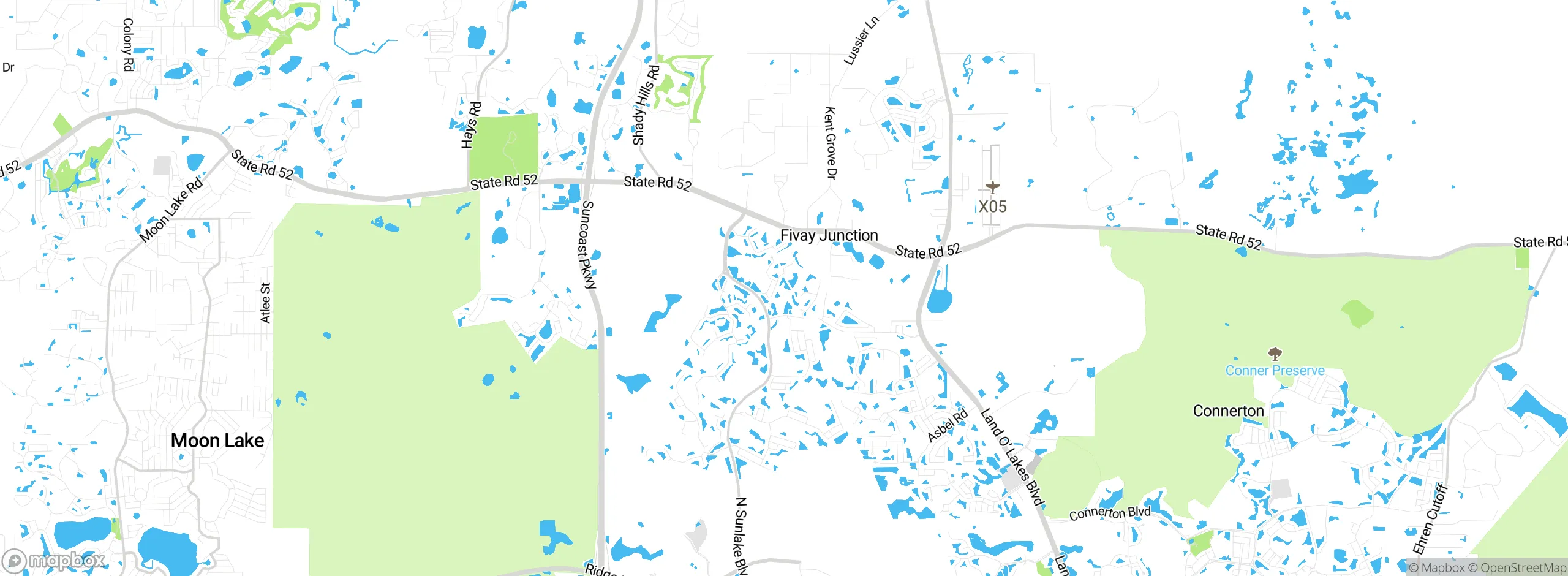 Map showing approximate location