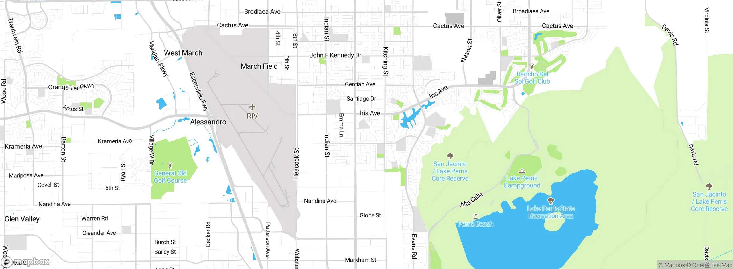 Map showing approximate location