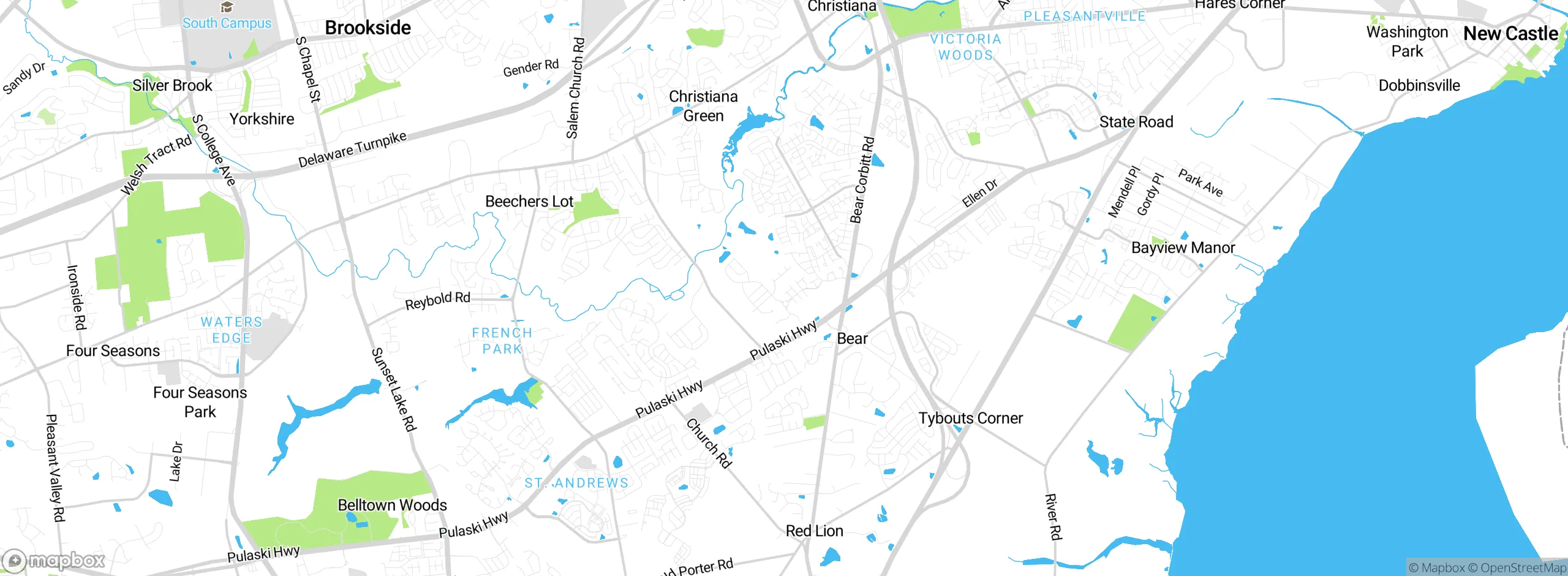 Map showing approximate location