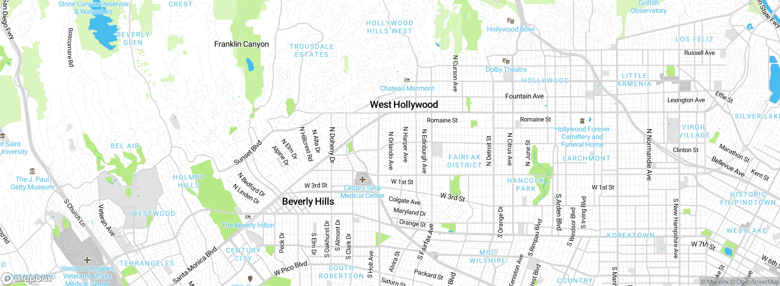 Map showing approximate location