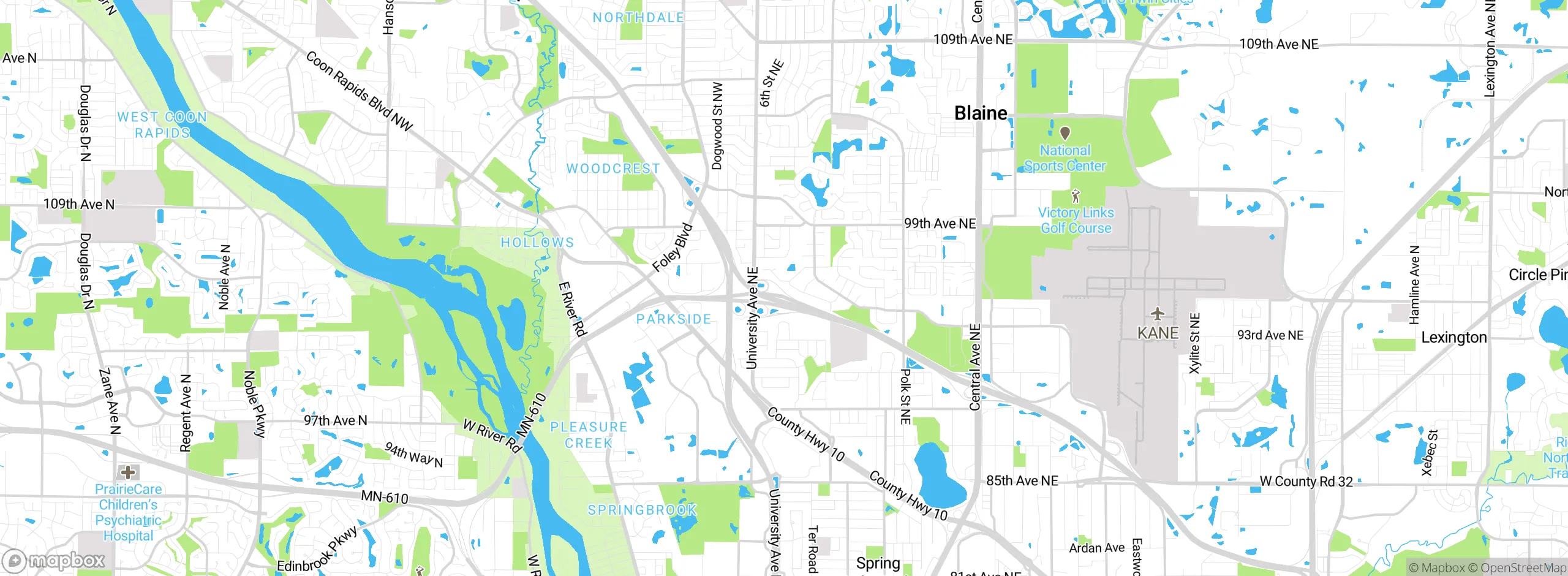 Map showing approximate location