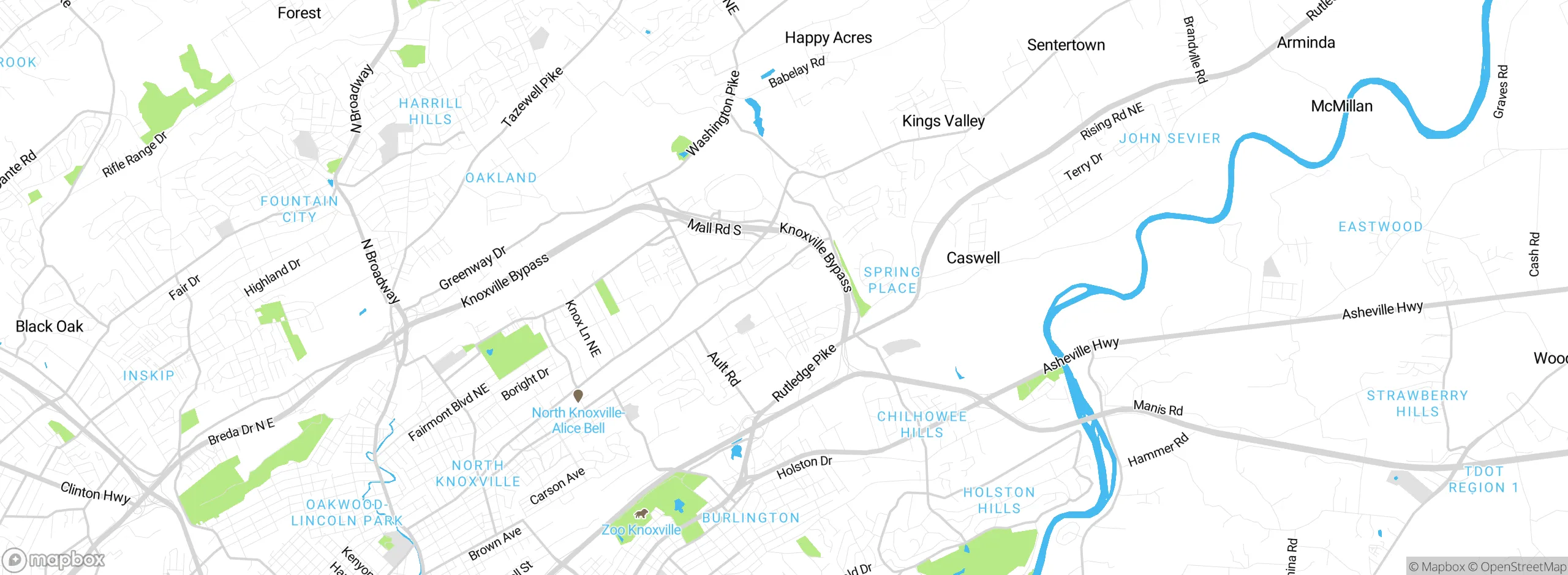 Map showing approximate location