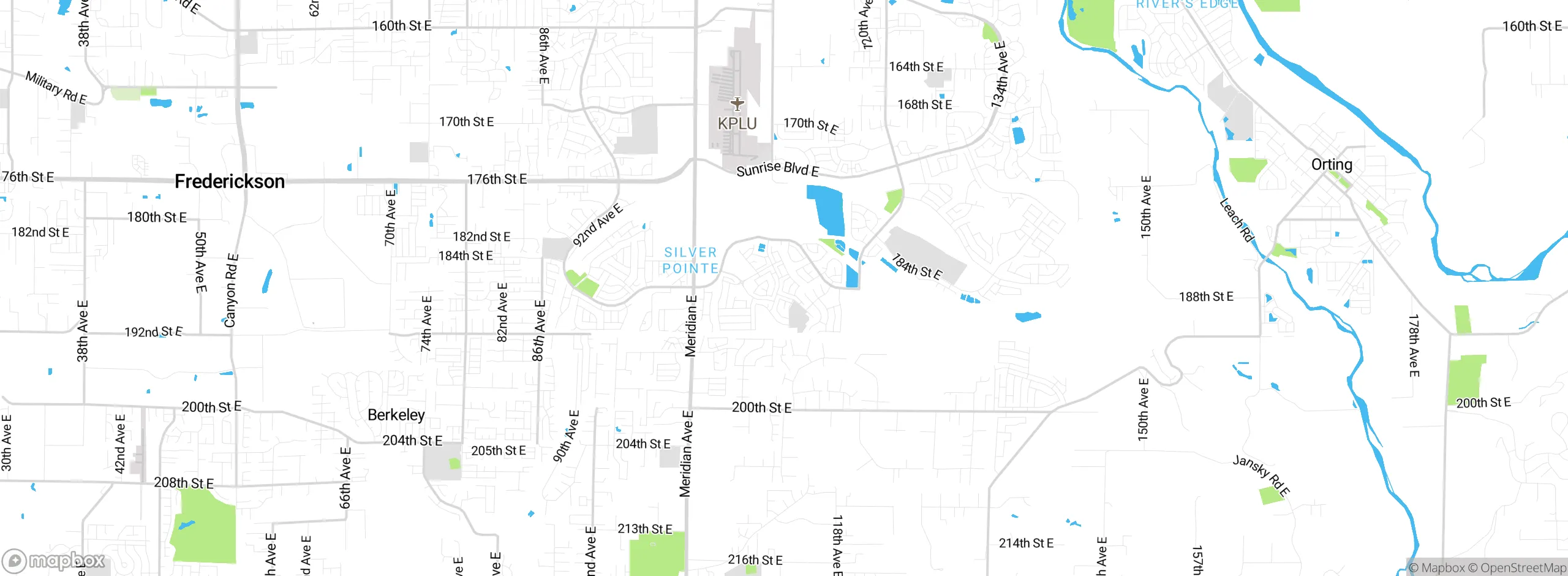 Map showing approximate location
