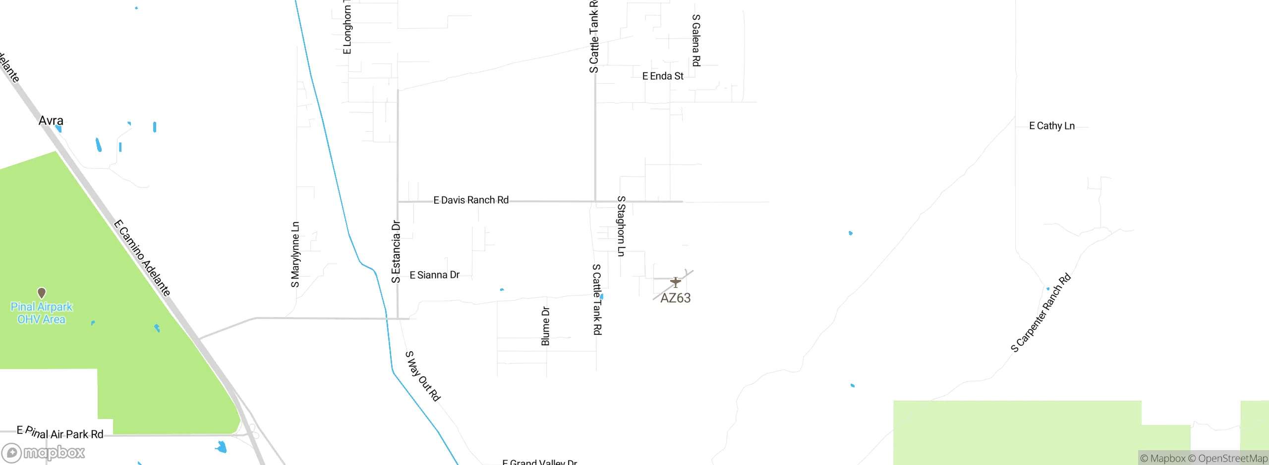Map showing approximate location