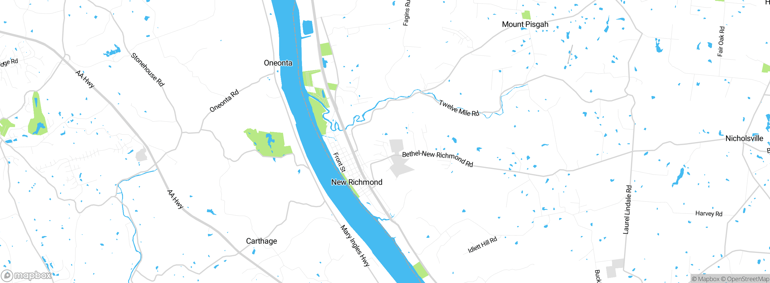 Map showing approximate location