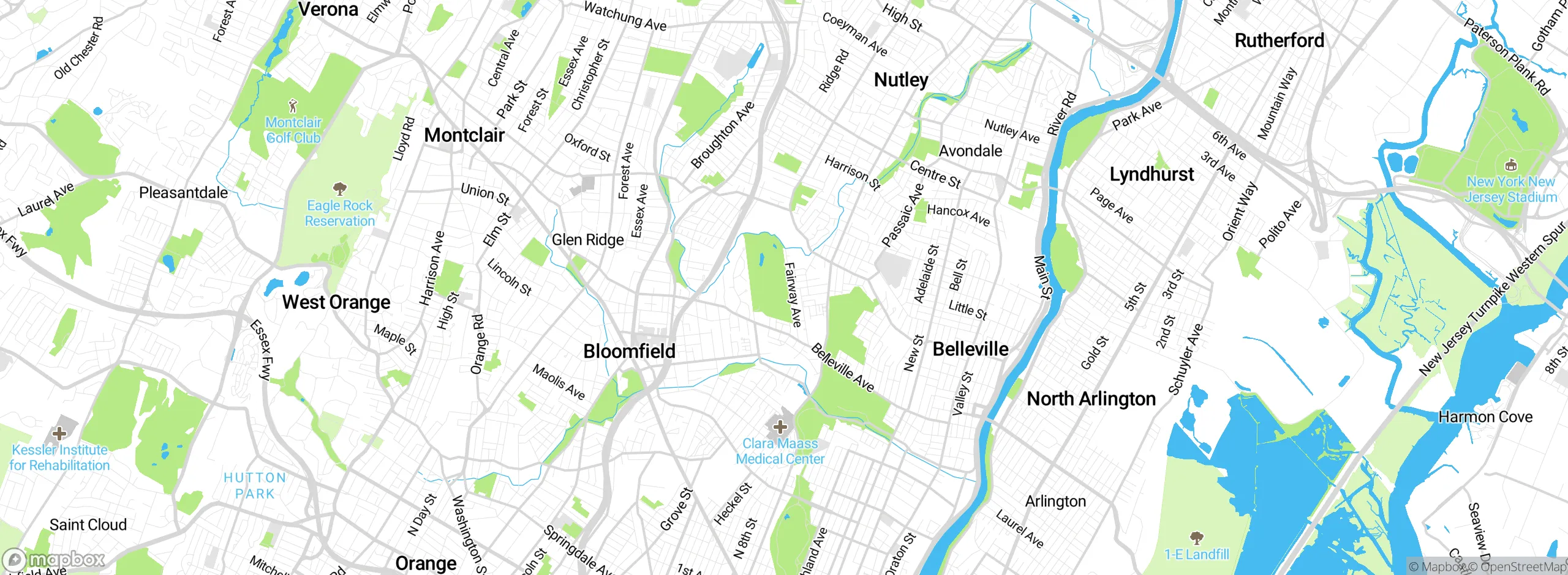 Map showing approximate location
