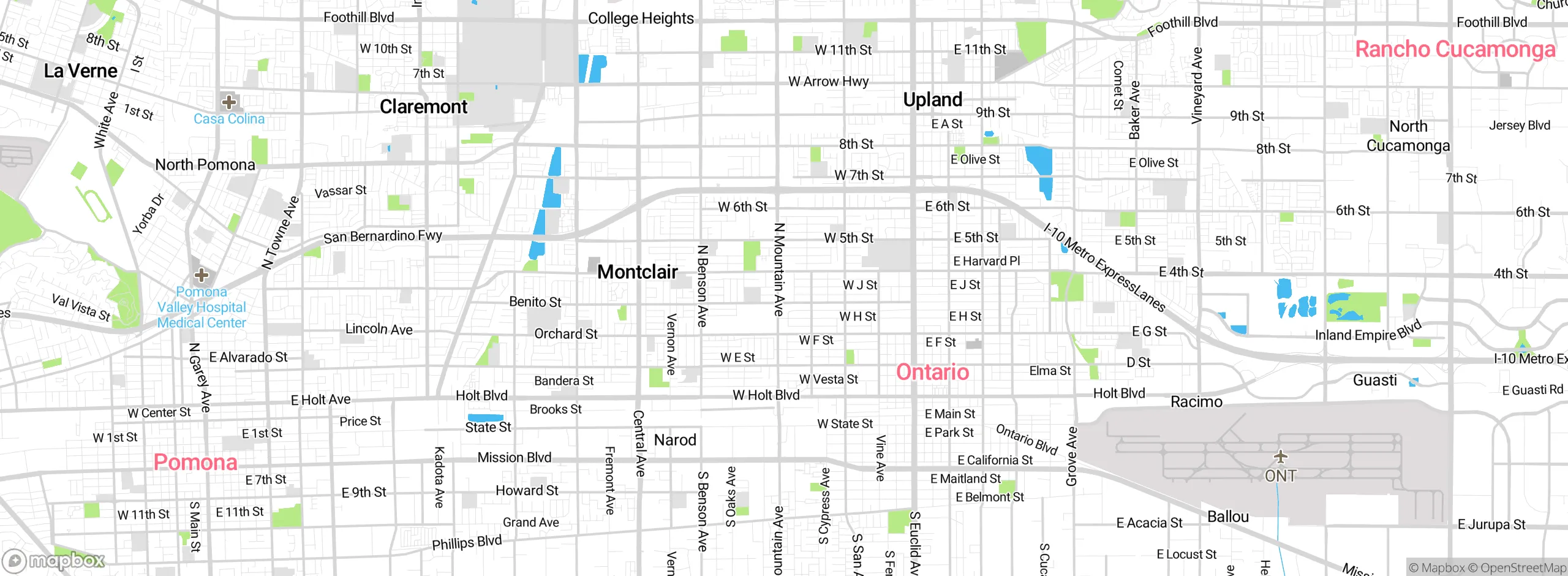 Map showing approximate location
