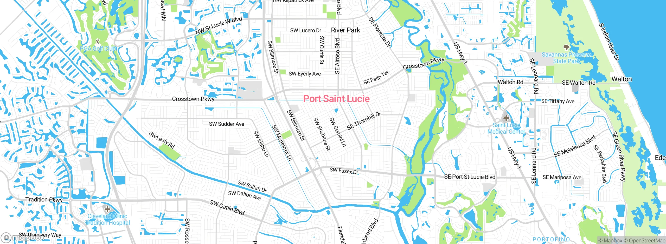 Map showing approximate location
