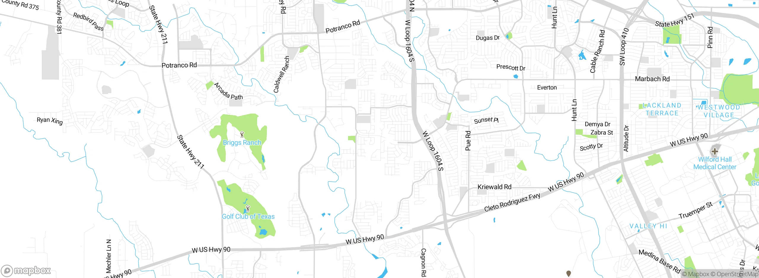 Map showing approximate location