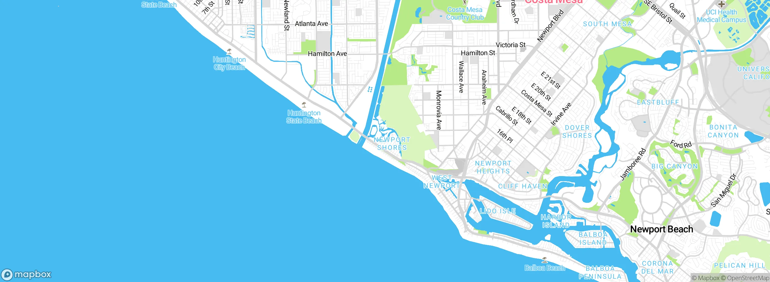 Map showing approximate location