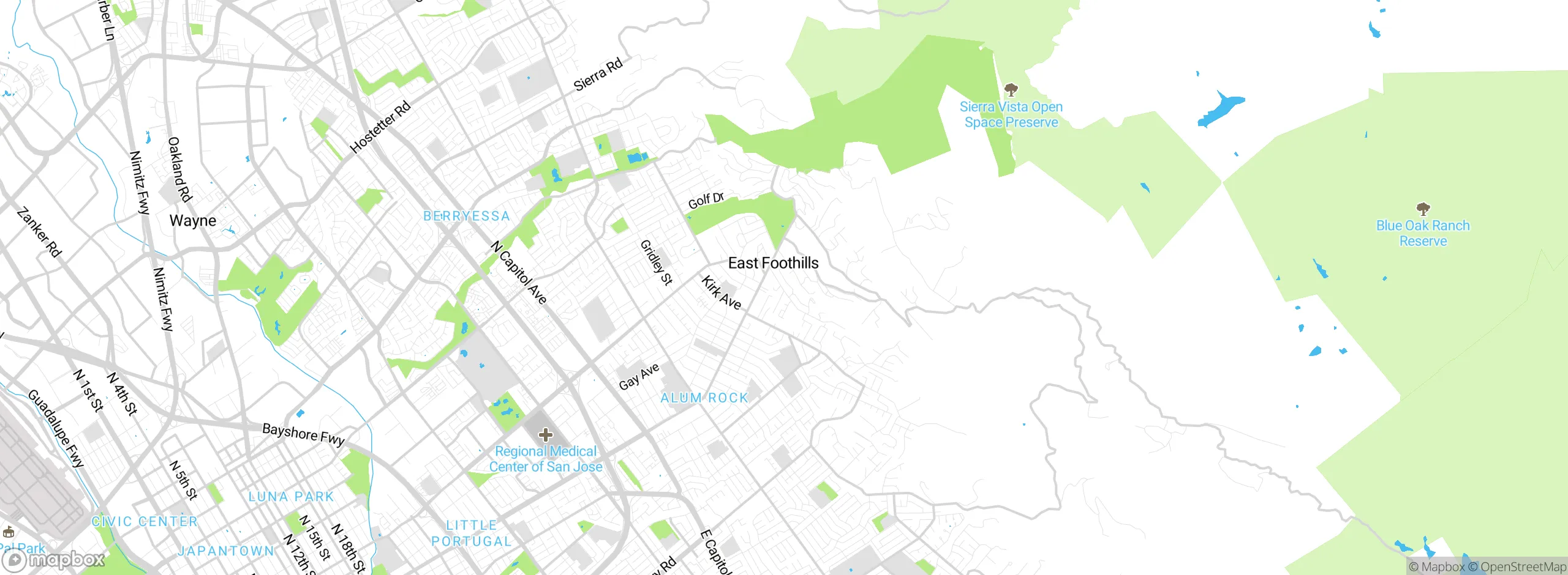 Map showing approximate location