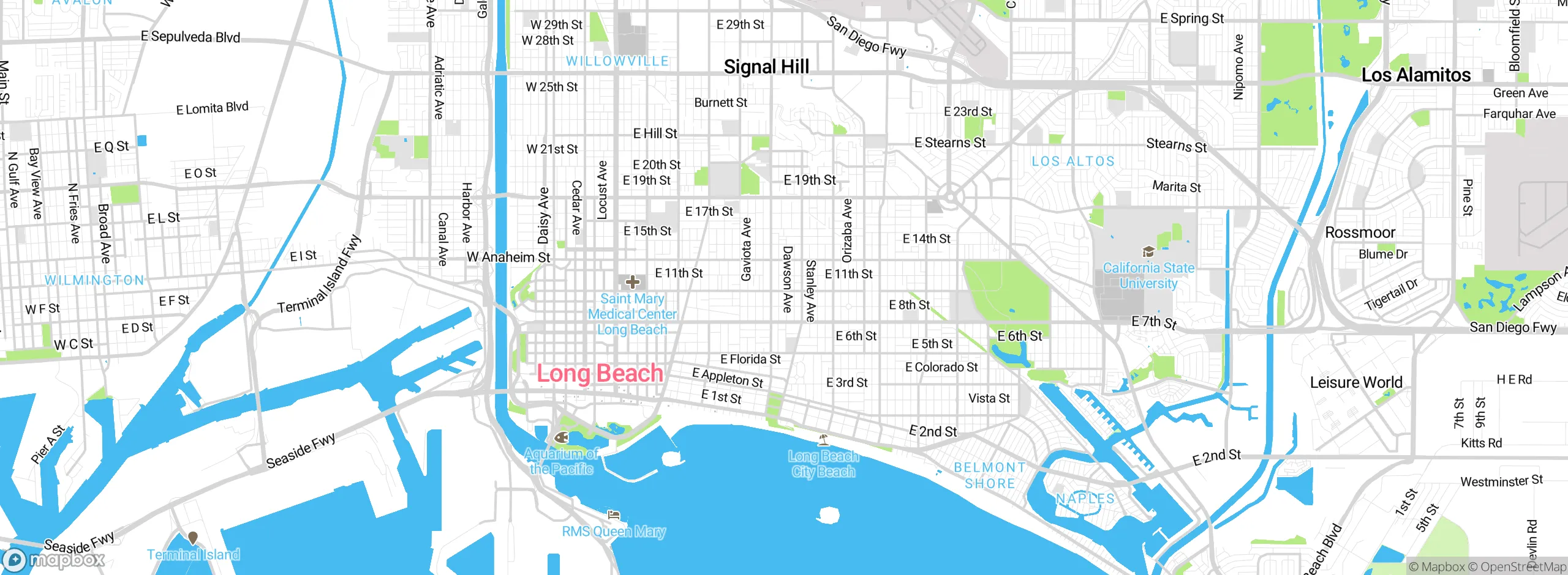 Map showing approximate location