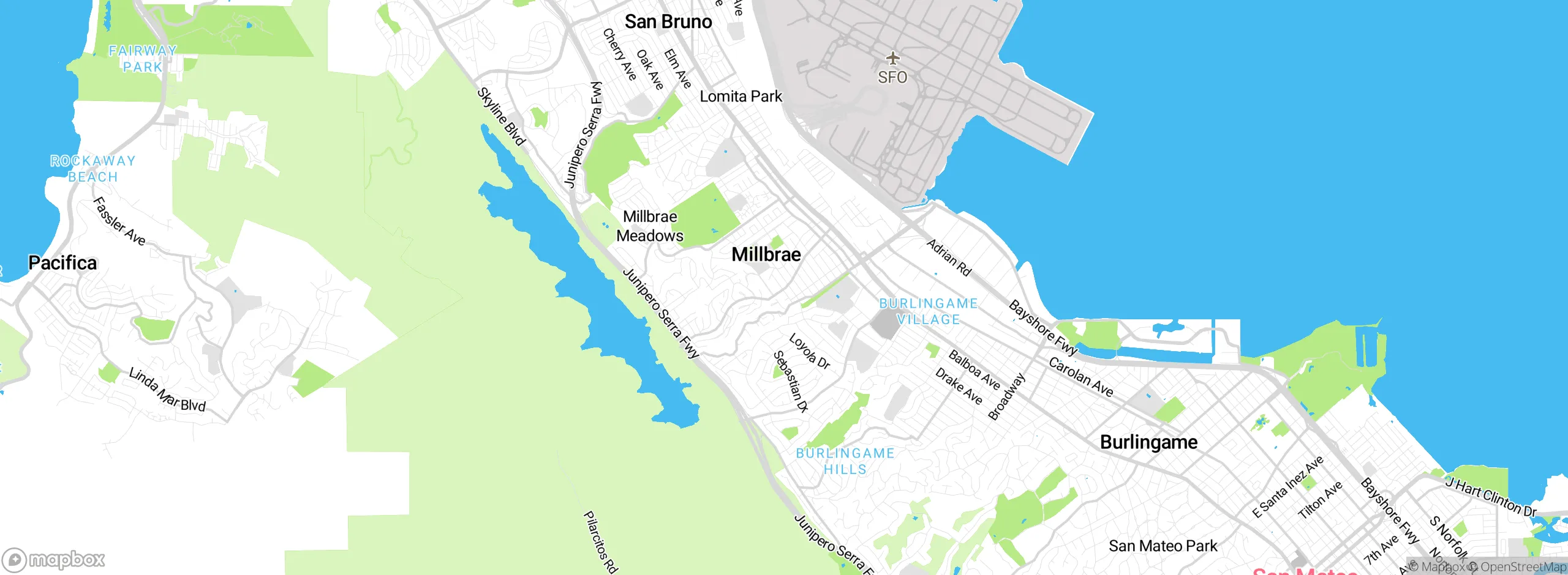 Map showing approximate location