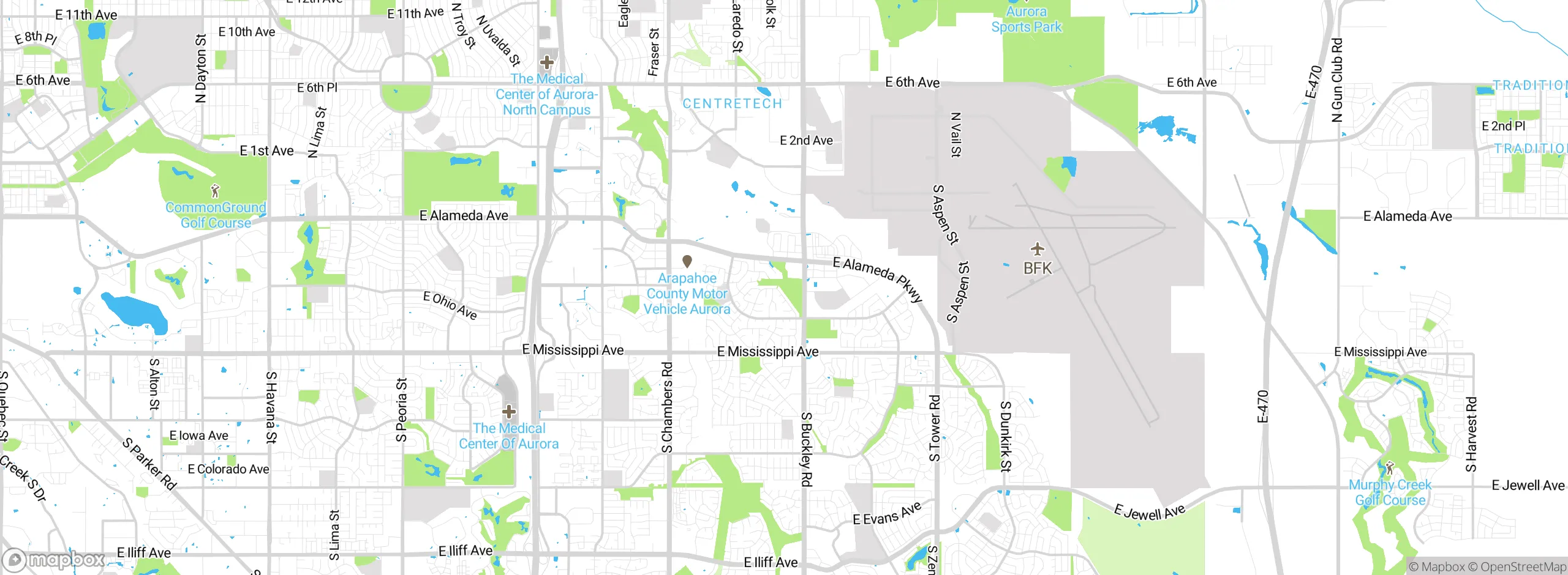 Map showing approximate location
