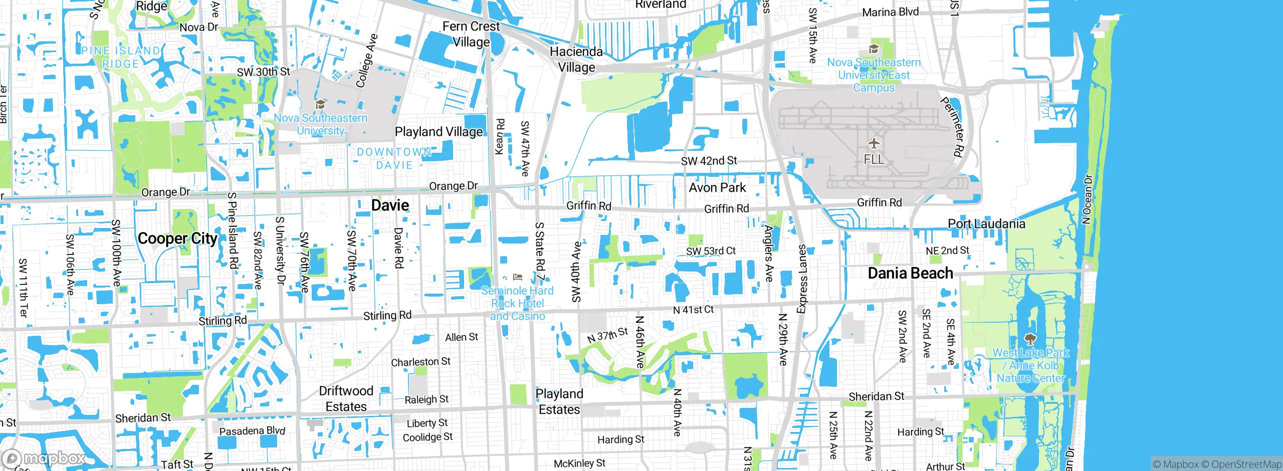 Map showing approximate location