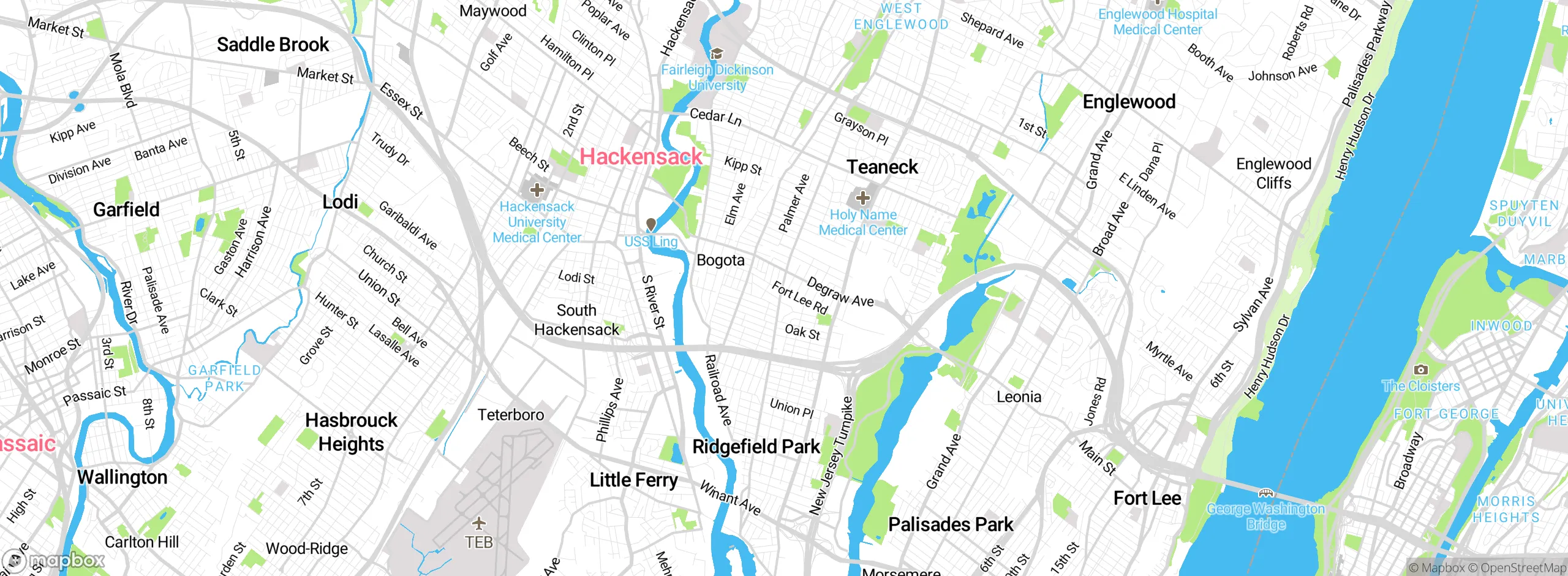 Map showing approximate location