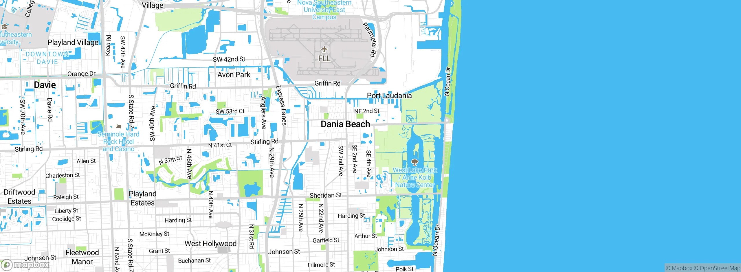 Map showing approximate location