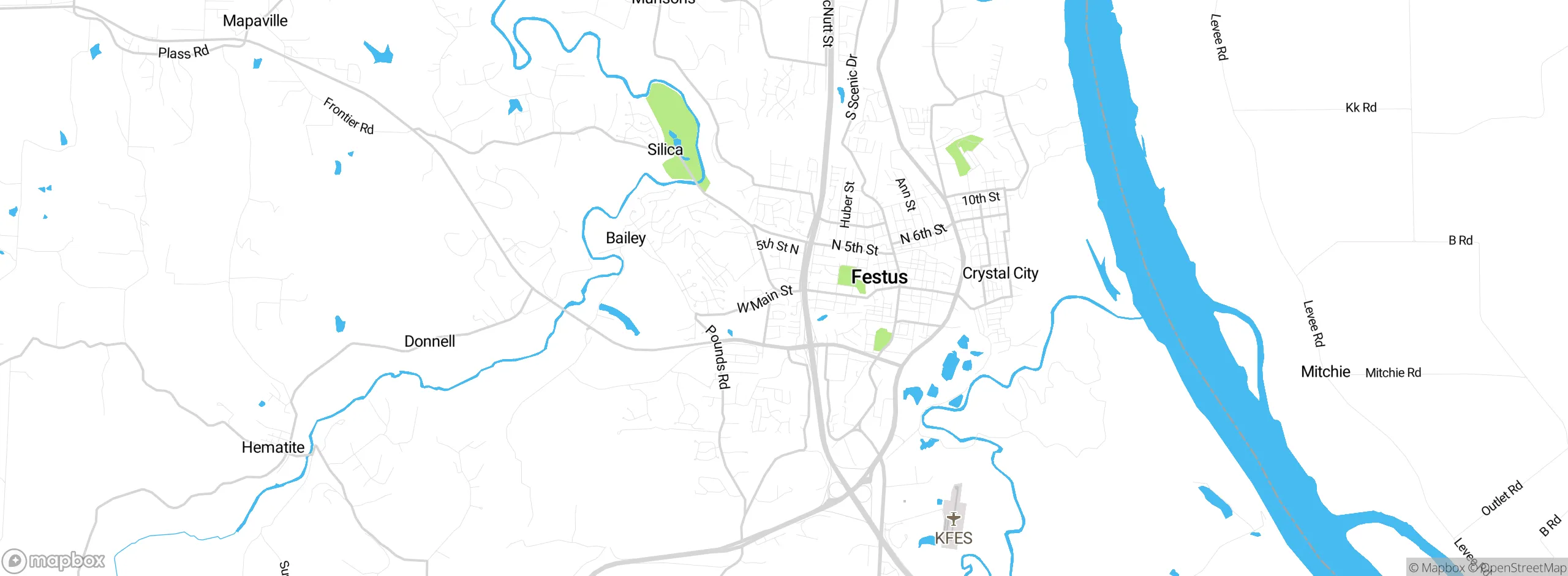 Map showing approximate location