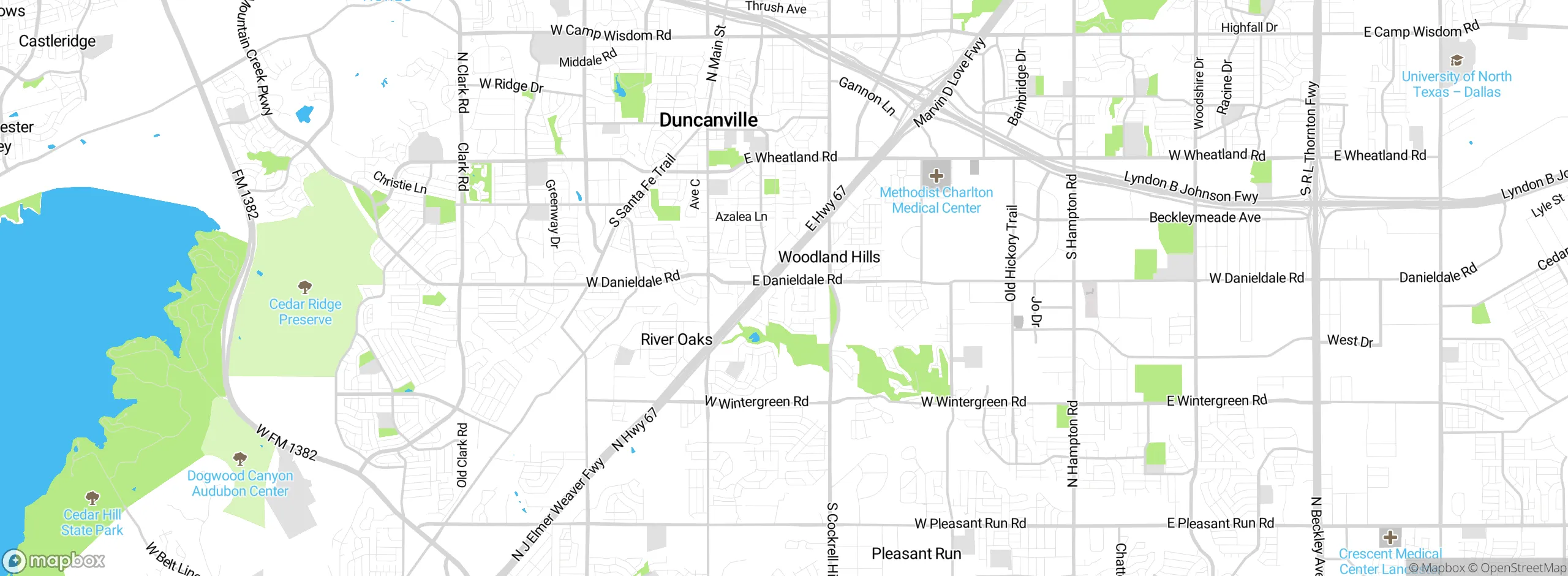 Map showing approximate location