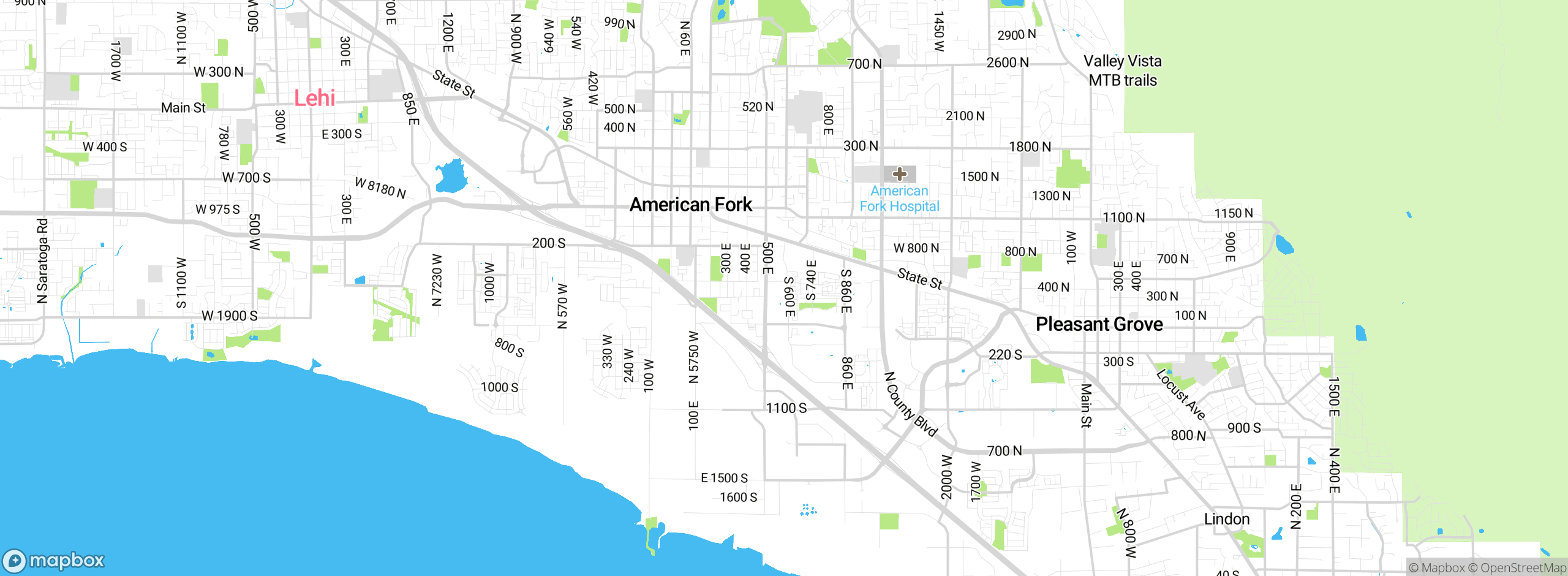 Map showing approximate location