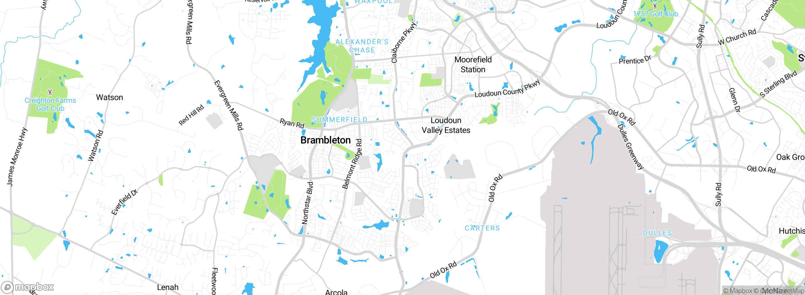 Map showing approximate location
