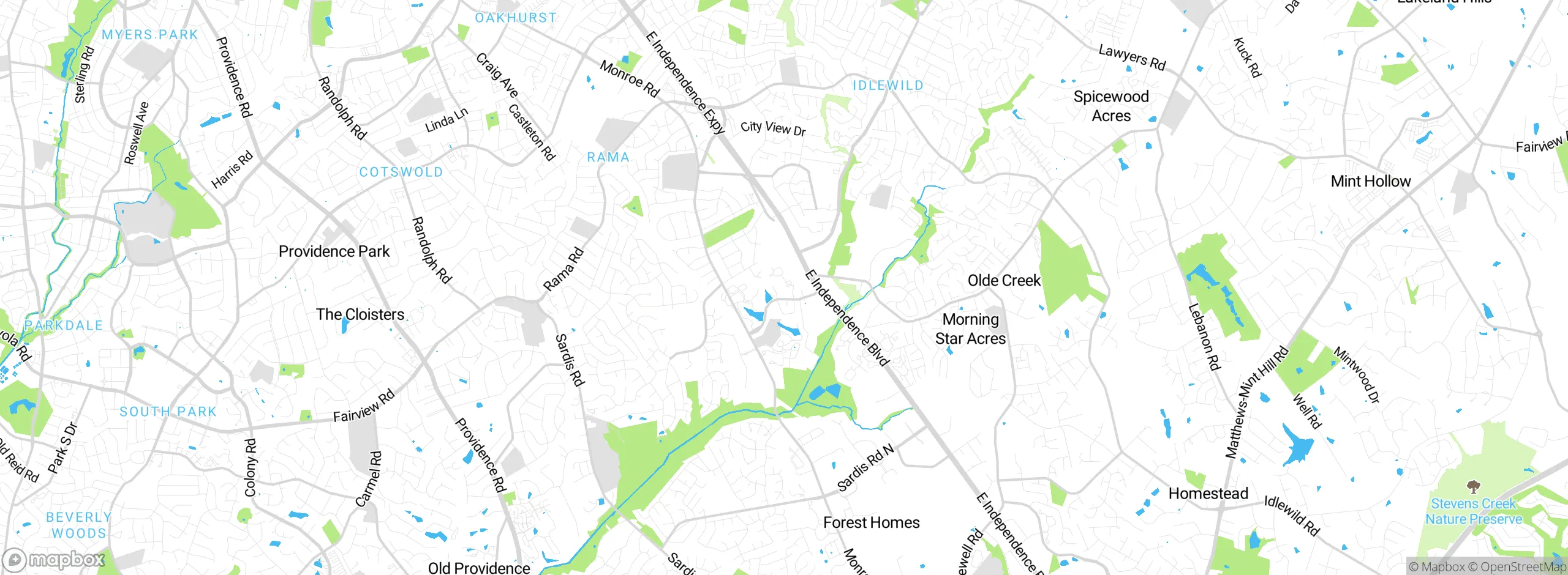 Map showing approximate location