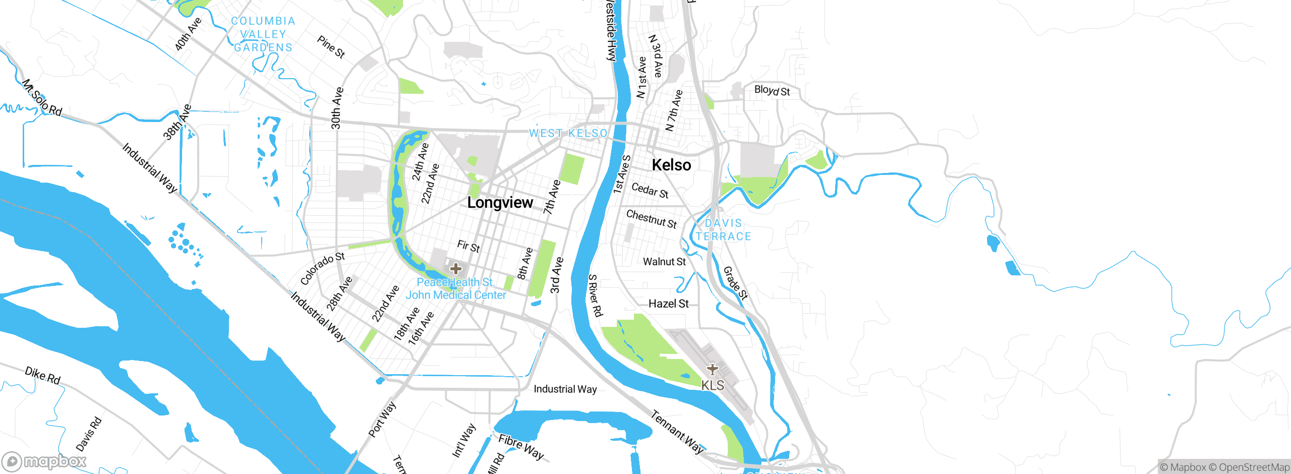 Map showing approximate location