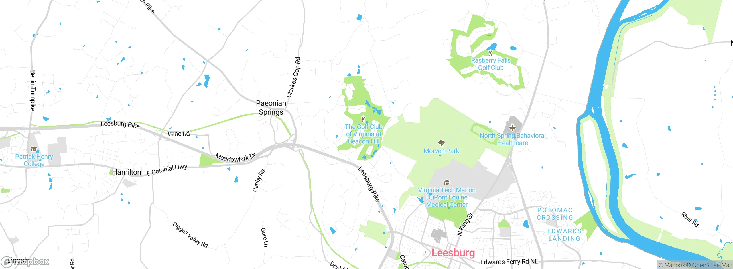 Map showing approximate location