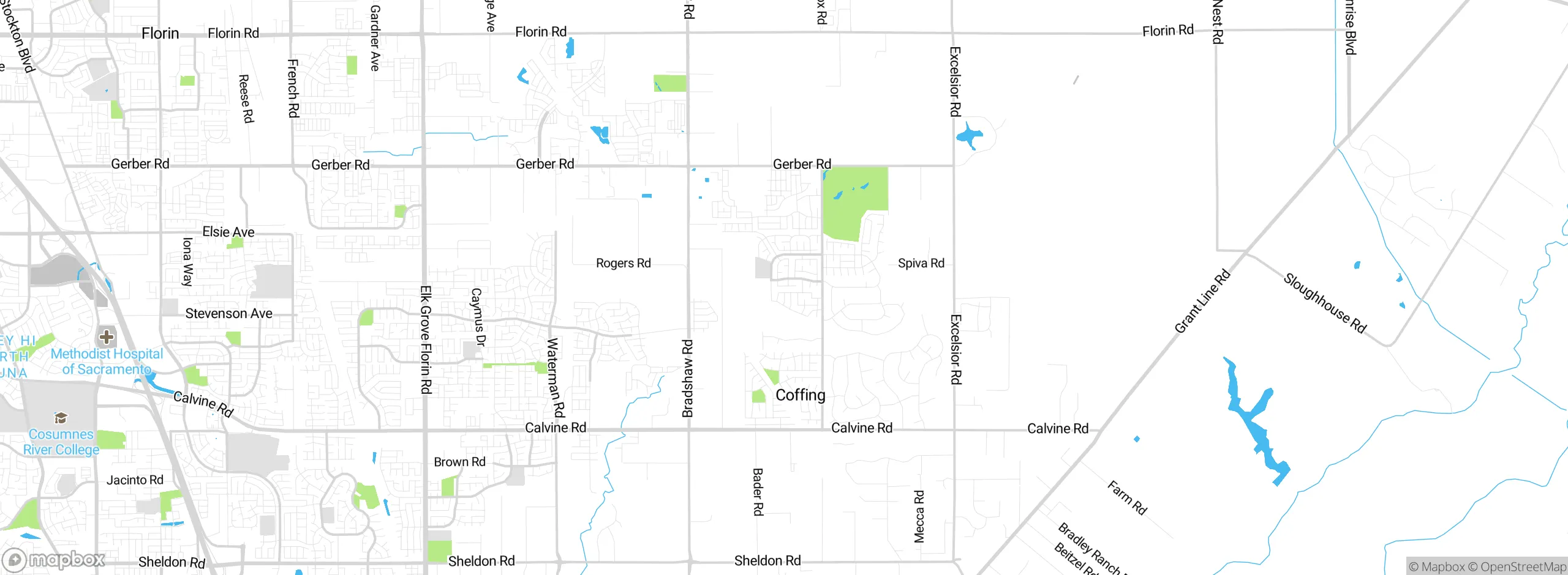 Map showing approximate location