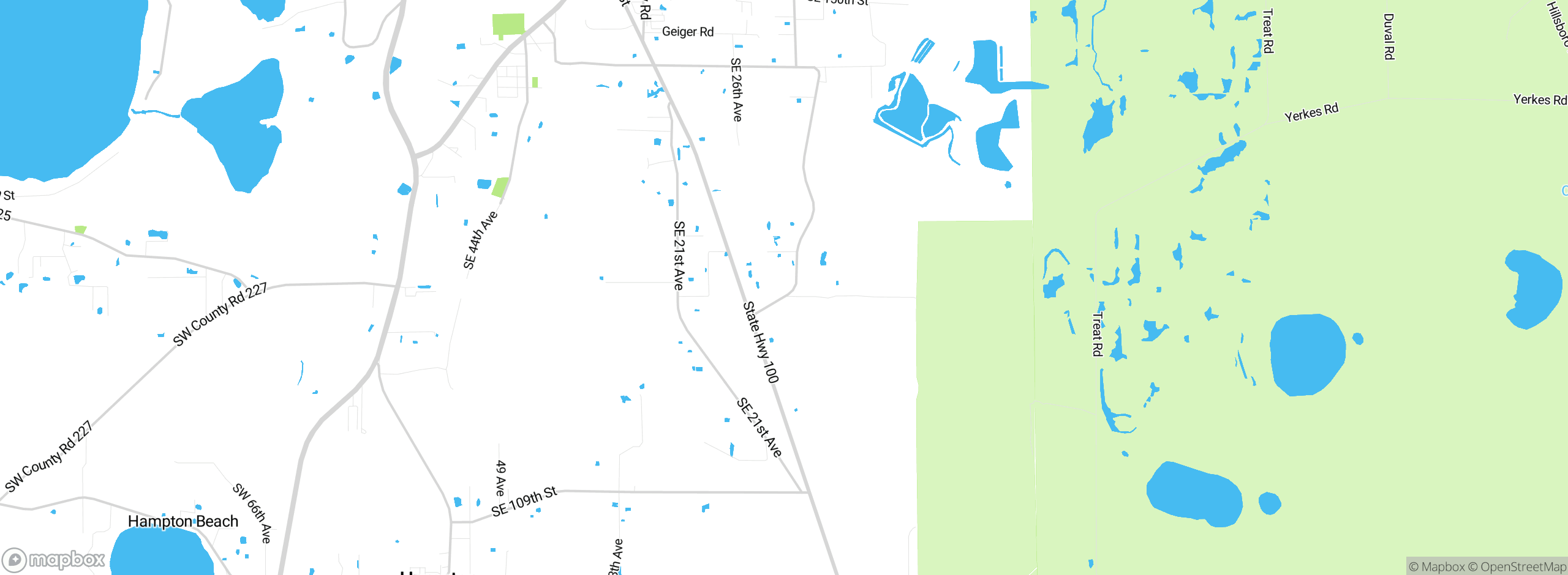 Map showing approximate location