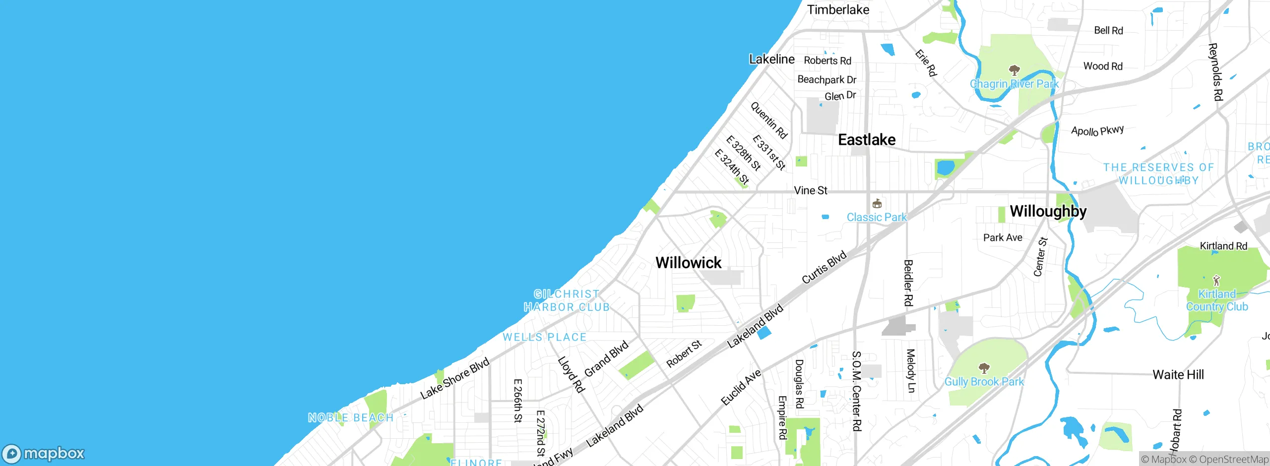 Map showing approximate location