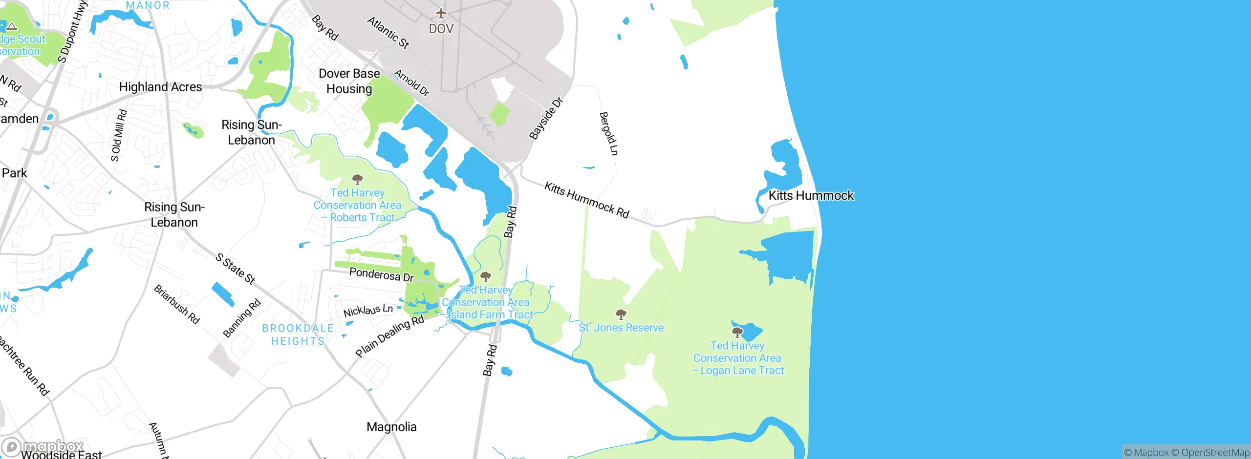Map showing approximate location