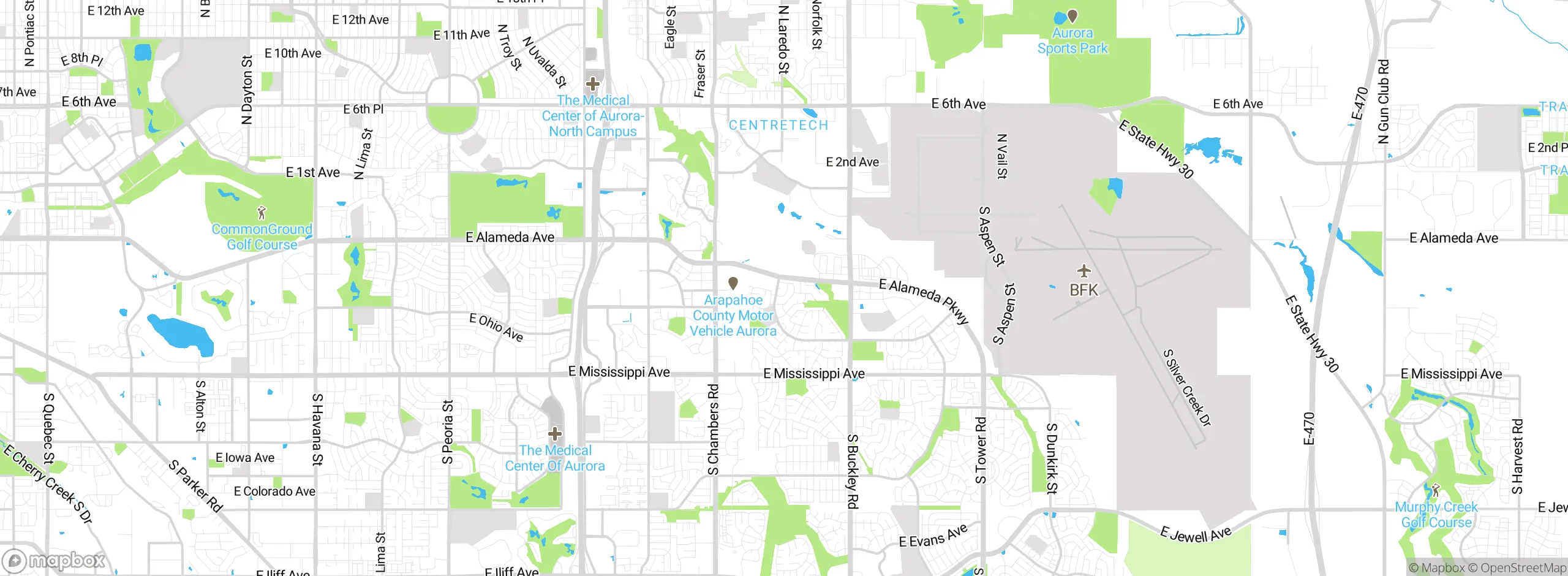 Map showing approximate location
