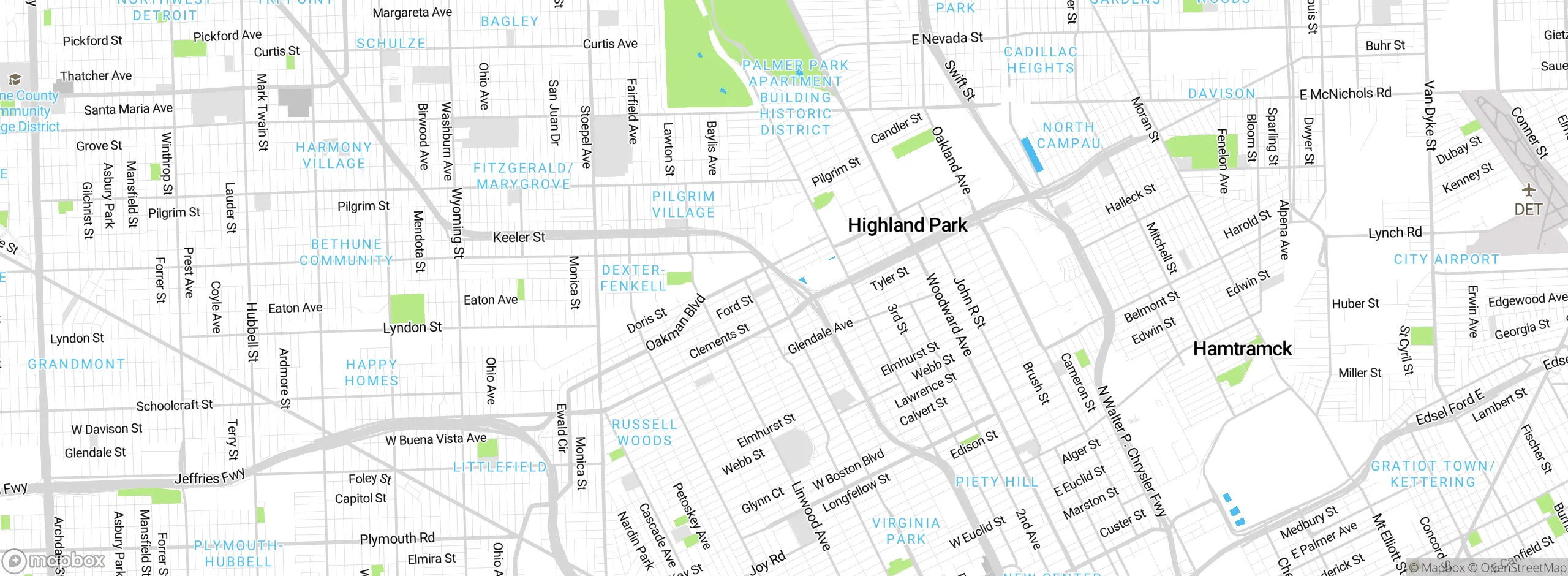 Map showing approximate location