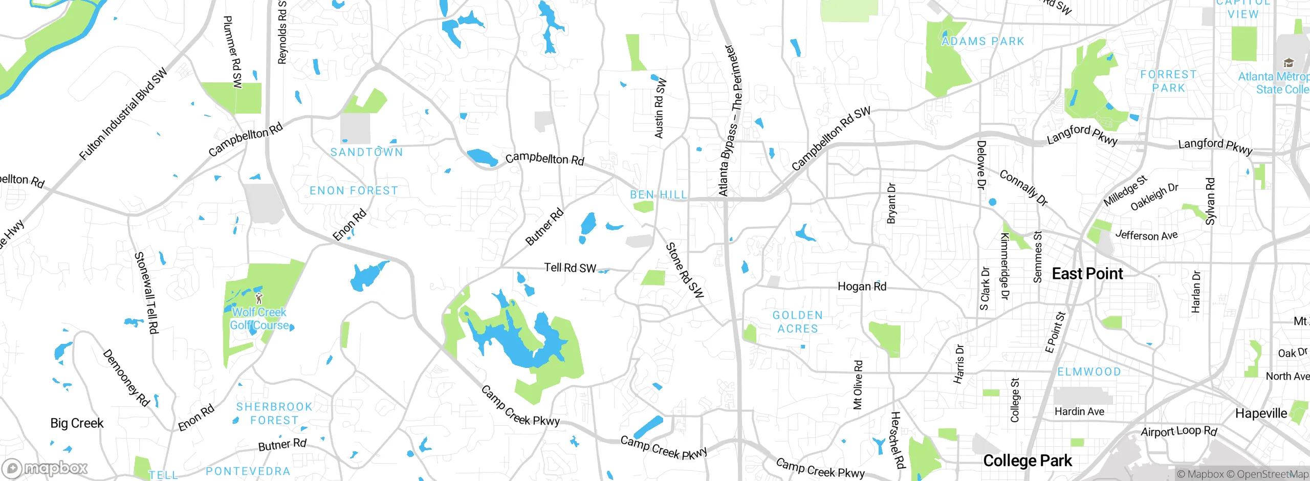 Map showing approximate location