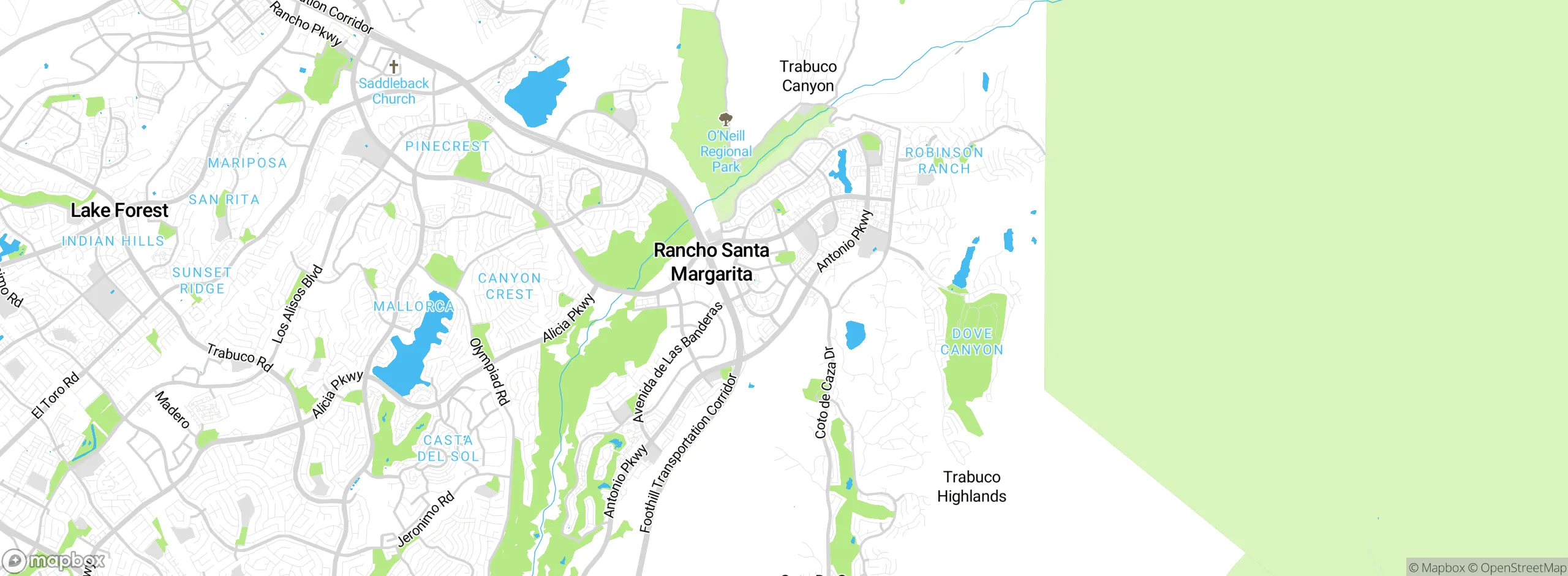Map showing approximate location