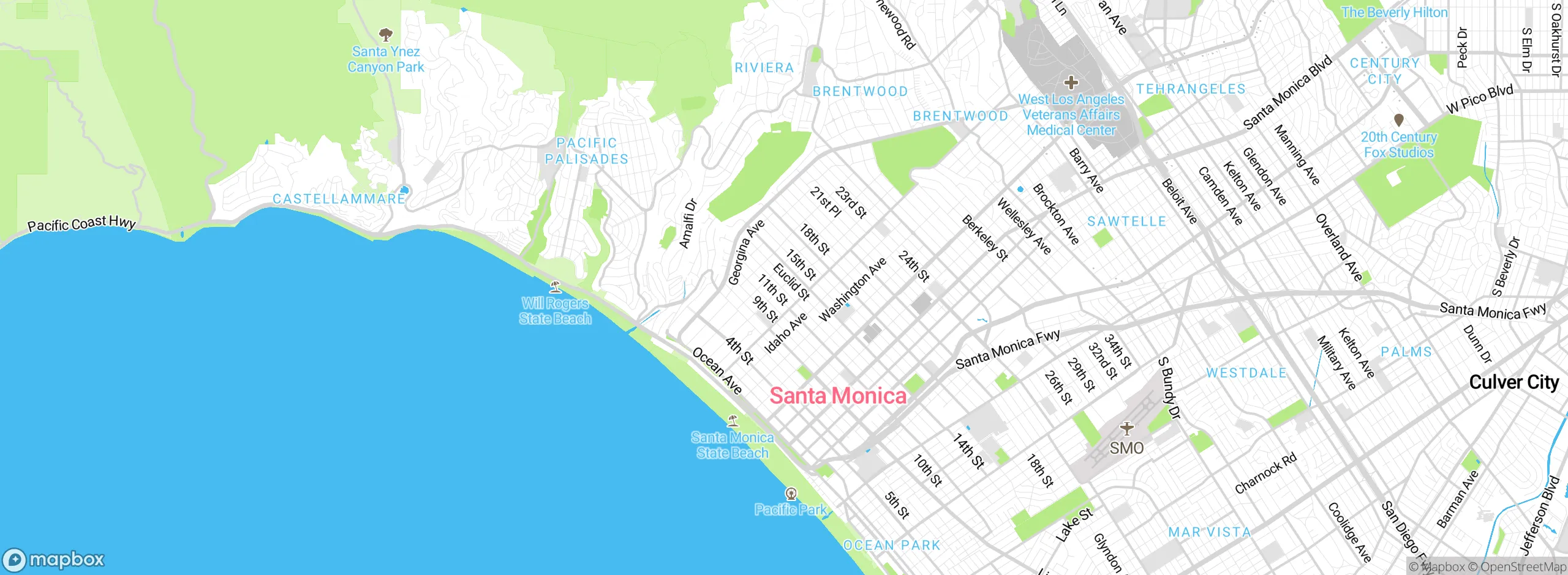 Map showing approximate location