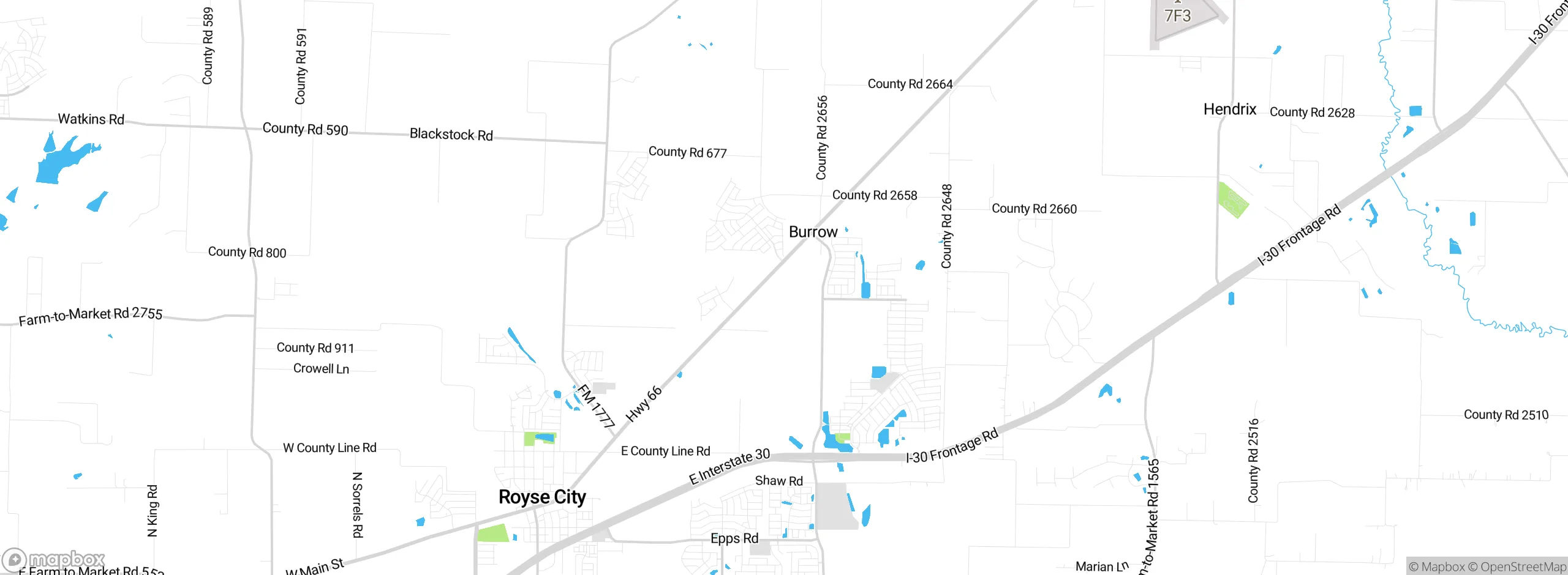 Map showing approximate location