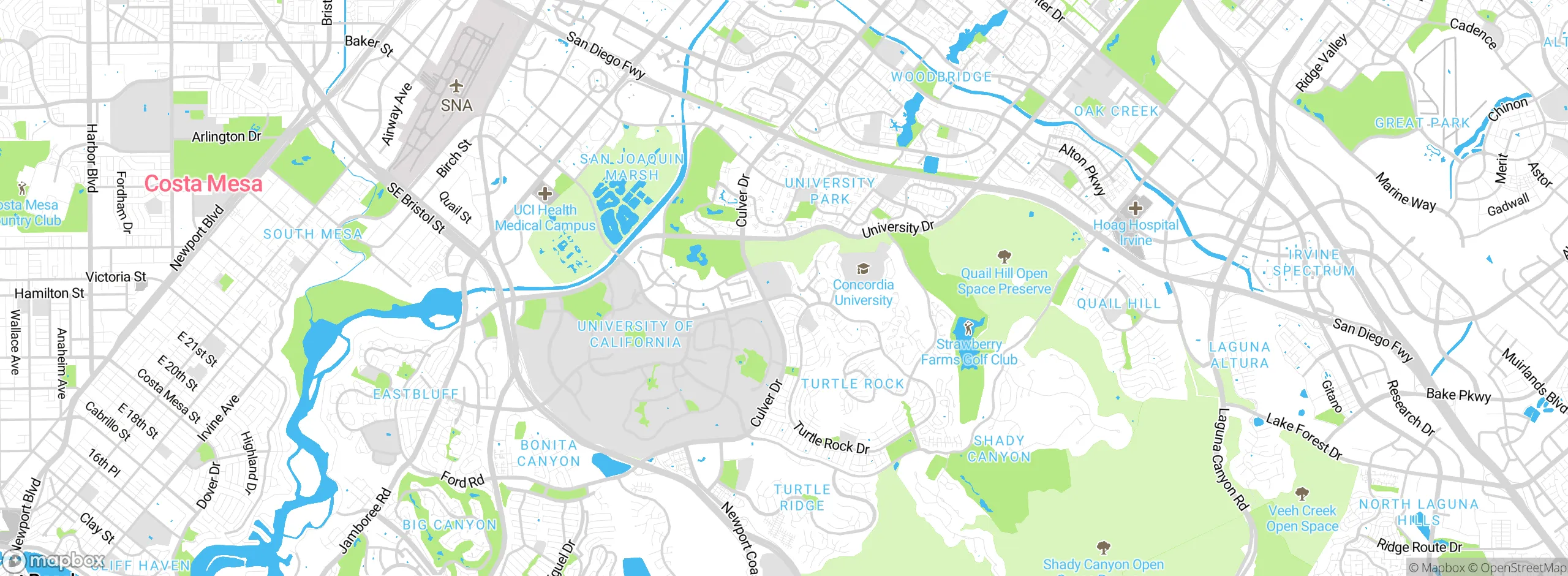 Map showing approximate location