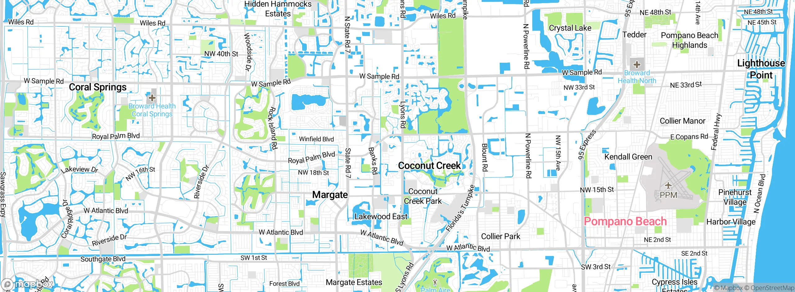 Map showing approximate location