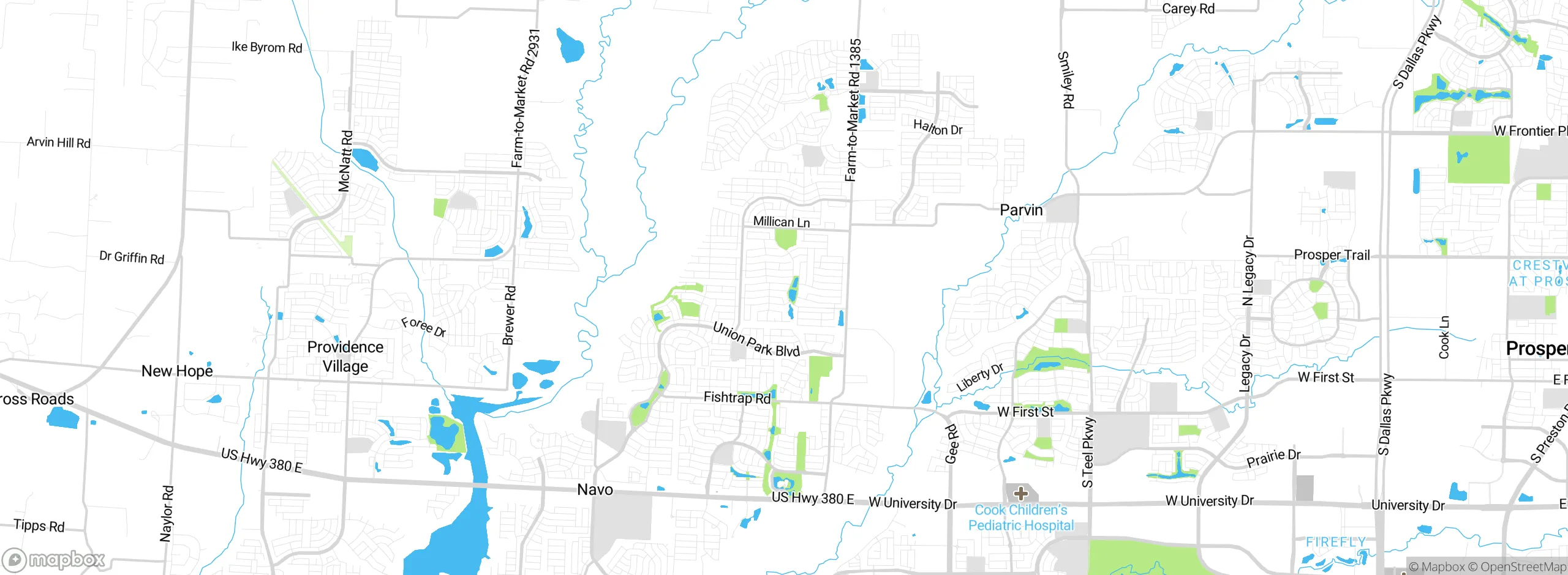 Map showing approximate location