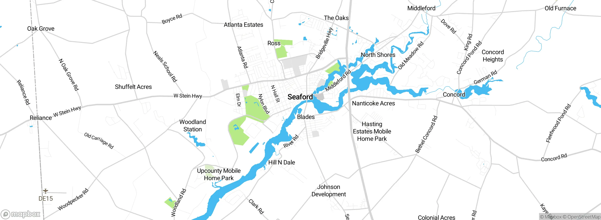Map showing approximate location