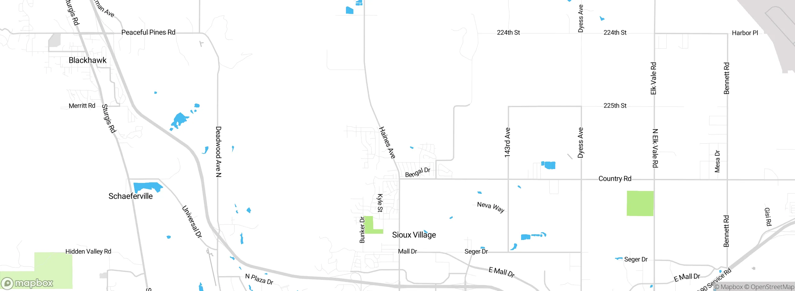 Map showing approximate location
